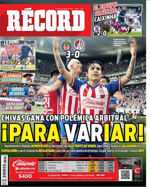 Portada 11 Agosto 2019