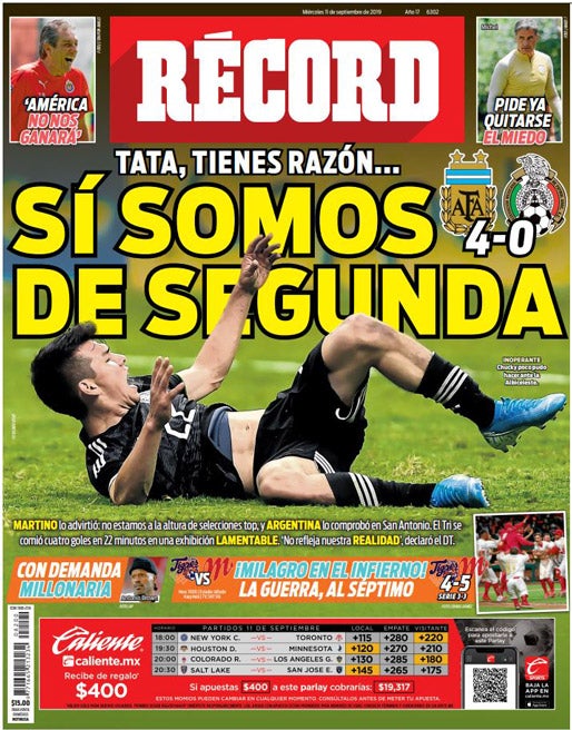 Portada 11 Septiembre 2019