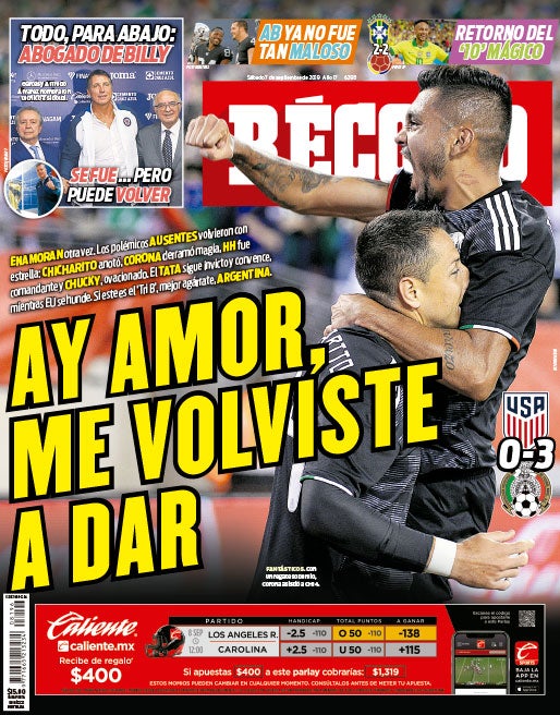 Portada 07 Septiembre 2019