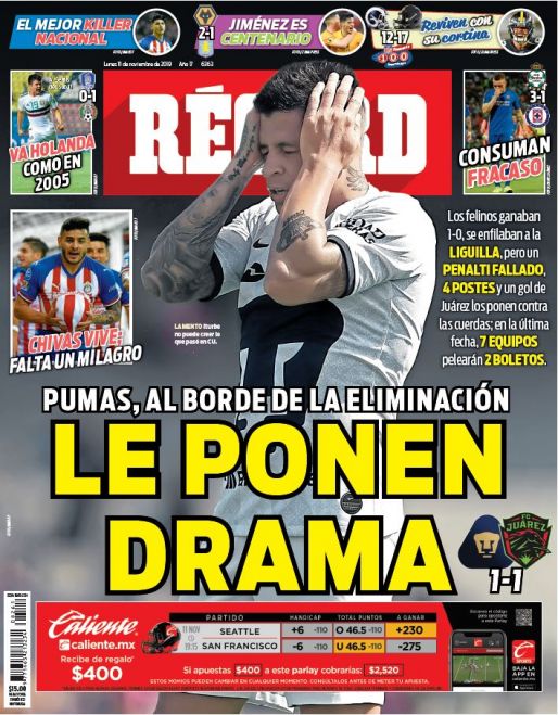 Portada 11 Noviembre 2019