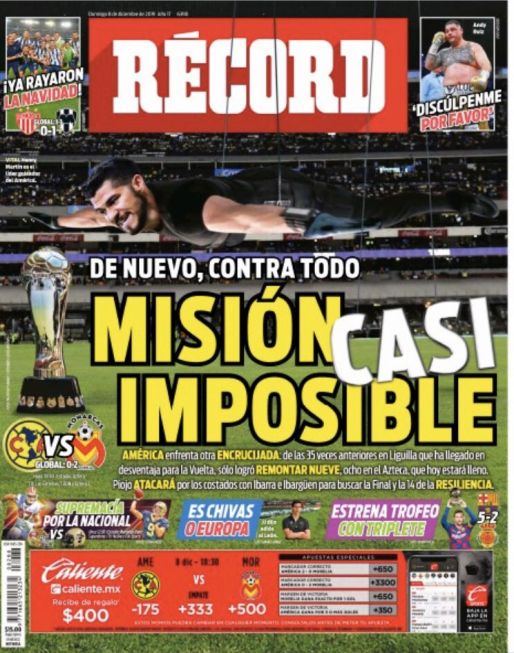 América, misión casi imposible