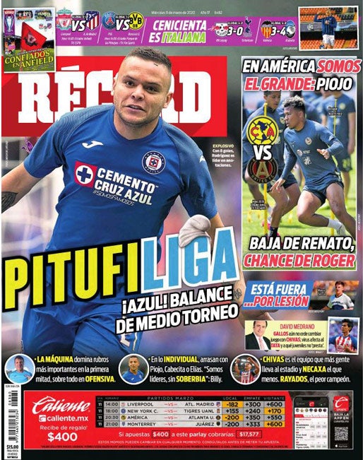 Portada 11 Marzo 2020