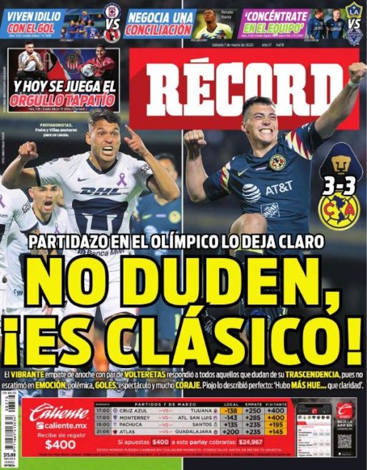 Portada 07 Marzo 2020