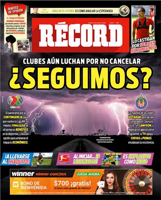 Portada 19 Mayo 2020