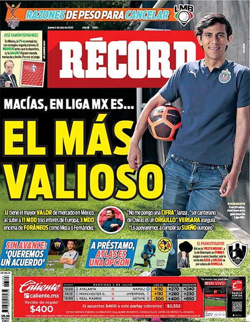 Portada 02 Julio 2020