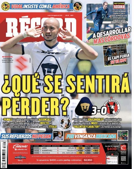 Portada 31 Agosto 2020