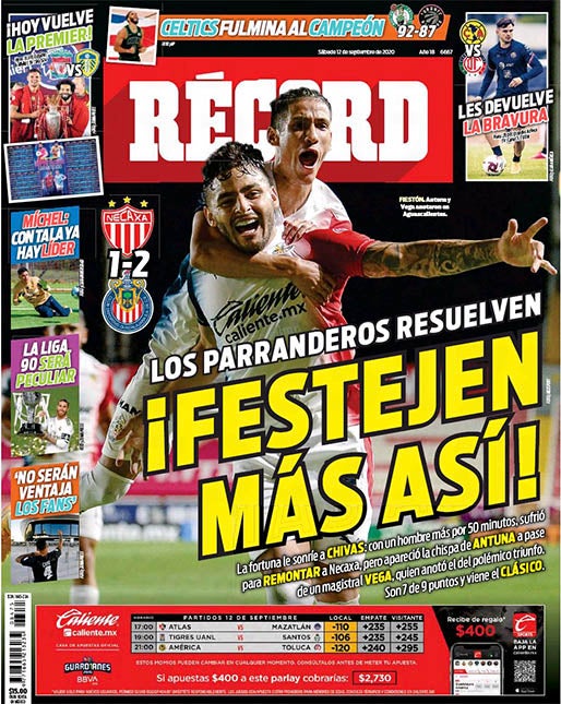 Portada 12 Septiembre 2020