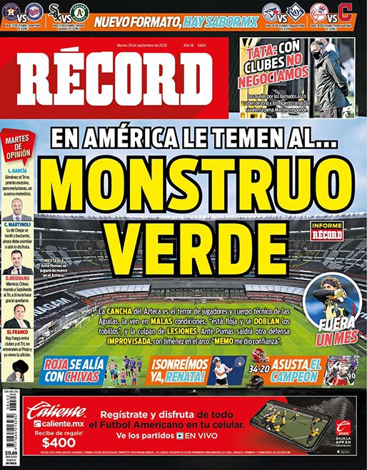 Portada 29 Septiembre 2020