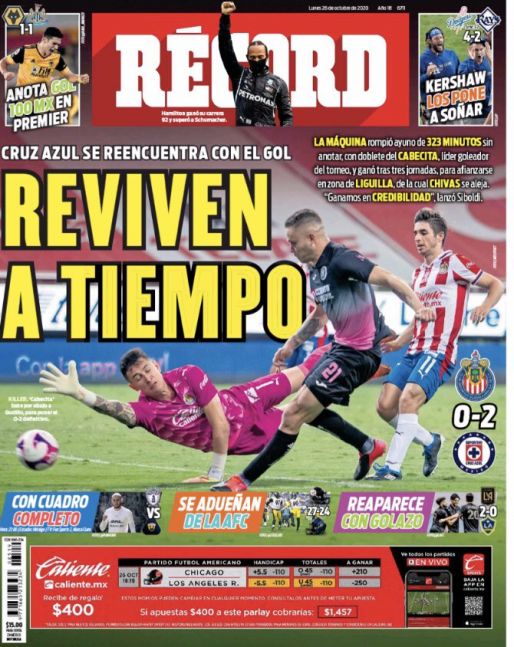 Portada 26 Octubre 2020