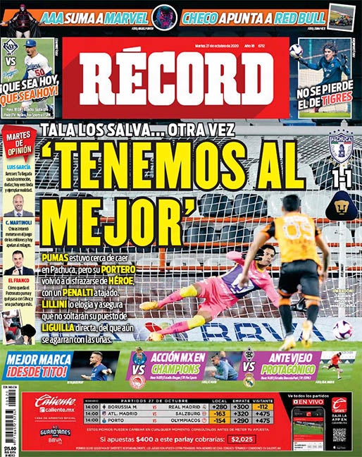 Portada 27 Octubre 2020