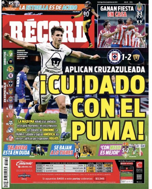 Portada 08 Noviembre 2020