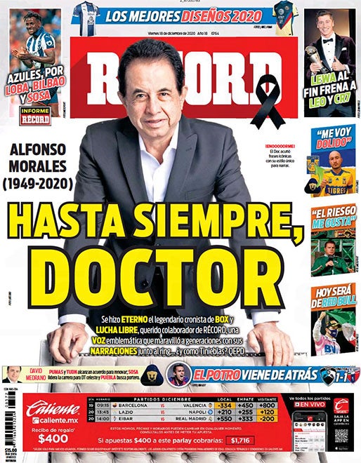 Portada 18 Diciembre 2020