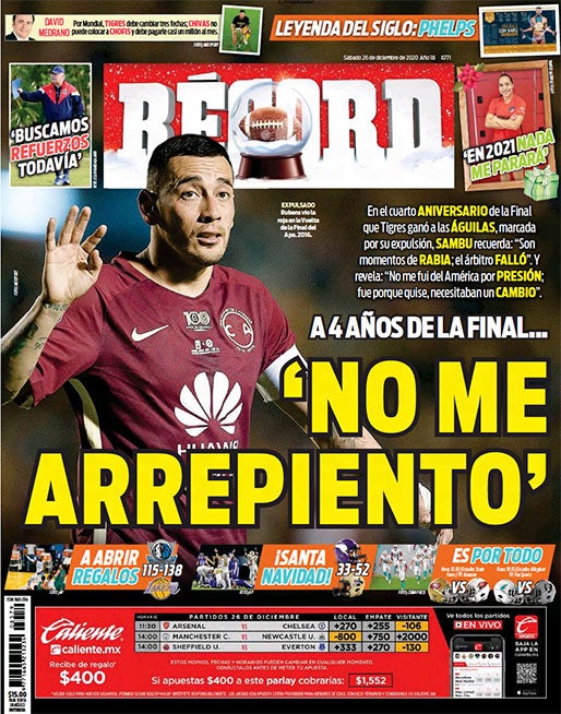 Portada 26 Diciembre 2020