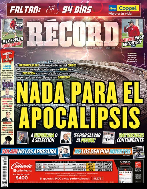 Portada 20 Abril 2021