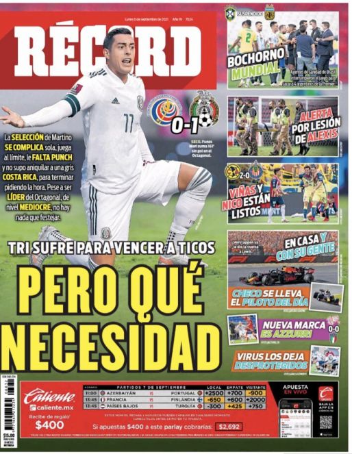 Portada 06 Septiembre 2021