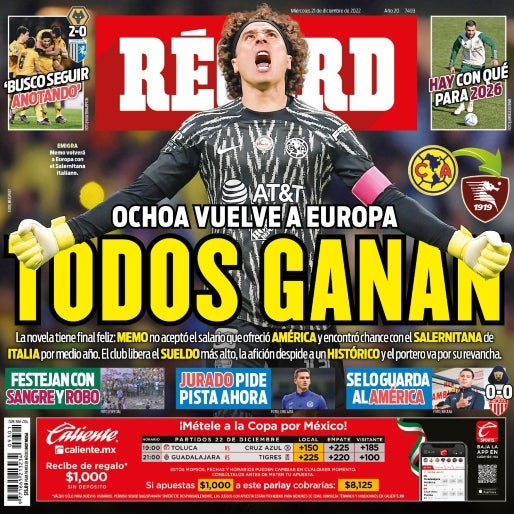 Todos ganan. Ochoa vuelve a Europa