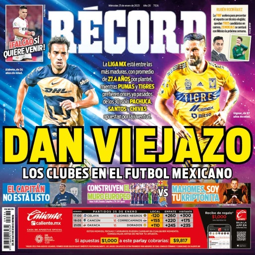 Dan viejazo. Los clubes en el futbol mexicano