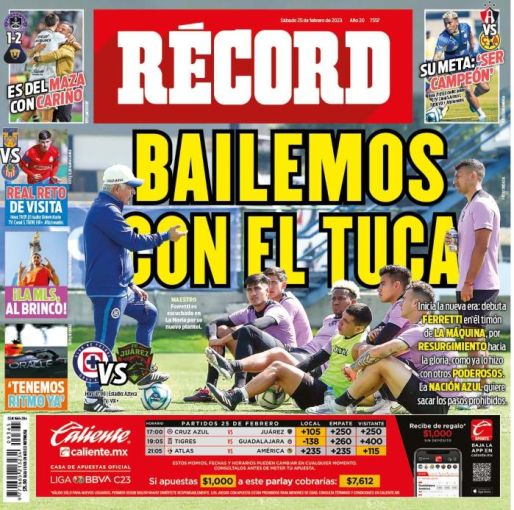 Portada RÉCORD 25 Febrero 2023