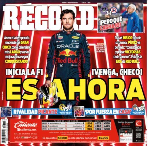 Portada RÉCORD 04 Marzo 2023