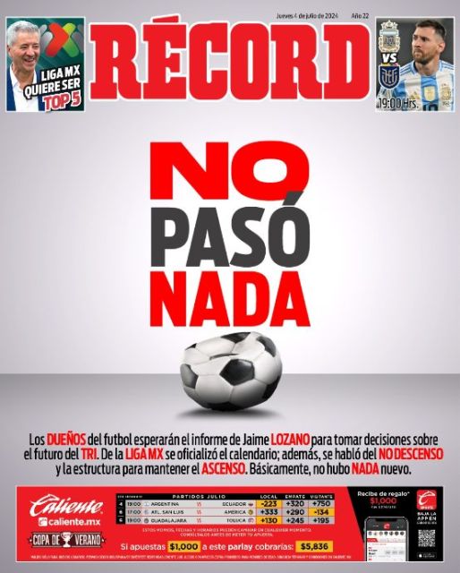 Portada 04 Julio 2024