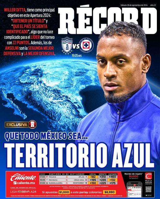 Portada RÉCORD 28 septiembre 2024