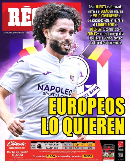 Portada RÉCORD 21 diciembre 2024