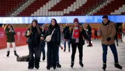 ¡Madrid sobre hielo! Atleti instala pista de hielo gigante en Estadio Metropolitano