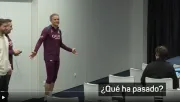 La épica reacción de Luis Enrique al ver la sala de prensa semi vacía