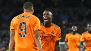 Vini y Mbappé con el Real Madrid