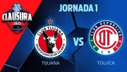 Liga MX: ¿Cuándo y dónde ver el Tijuana vs Toluca?