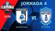 Querétaro vs Pachuca  EN VIVO Liga MX Clausura 2025 Jornada 4