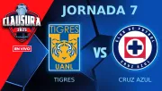 Tigres vs Cruz Azul EN VIVO Liga MX Jornada 7 Clausura 2025