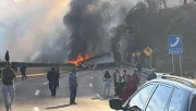 Accidente e incendio en carretera México-Puebla deja al menos cinco muertos 