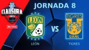 León vs Tigres EN VIVO Liga MX Clausura 2025 Jornada 8