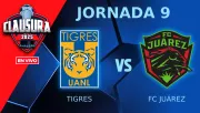 Tigres vs FC Juárez EN VIVO Liga MX Jornada 9 Clausura 2025