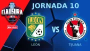 León vs Tijuana EN VIVO Liga MX Jornada 10 Clausura 2025