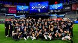 Los Yankees celebran su campeonato