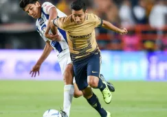 Luis Fuentes en un partido con Pumas en el Apertura 2015