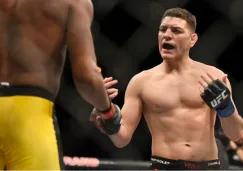 Nick Díaz en una pelea de UFC