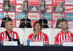 Almeyda, durante la conferencia de su presentación