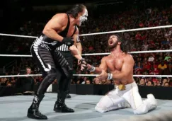 Sting durante la lucha contra Rollins