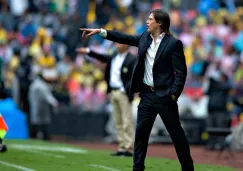 Almeyda durante el Clásico Nacional