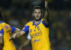 André-Pierre Gignac en un partido con Tigres