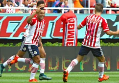 Marco Fabián celebra su gol contra el Puebla