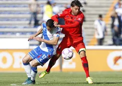 Carlos Adrián Morales durante el duelo contra Puebla