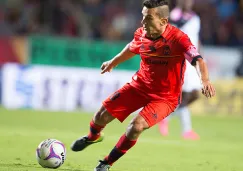 El Chato Rodríguez, durante el partido contra Atlas