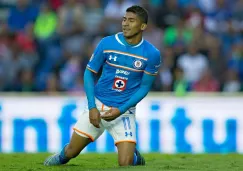 Joao Rojas lamentando una acción de Cruz Azul