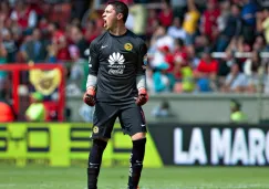 Hugo González festejando el triunfo americanista