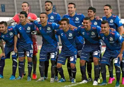 El equipo inicial del Puebla contra Jaguares