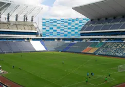 Vista general del Estadio Cuauhtémoc remodelado